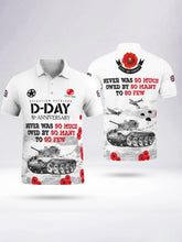 manches courtes D-DAY 81ST ANNIVERSARY pour homme